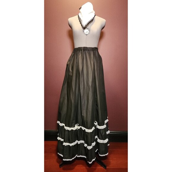 Set of 2 Renaissance Gothic Lolita Skirts and Scarf - Fairycore, Cottagecore - Picture 4 of 8